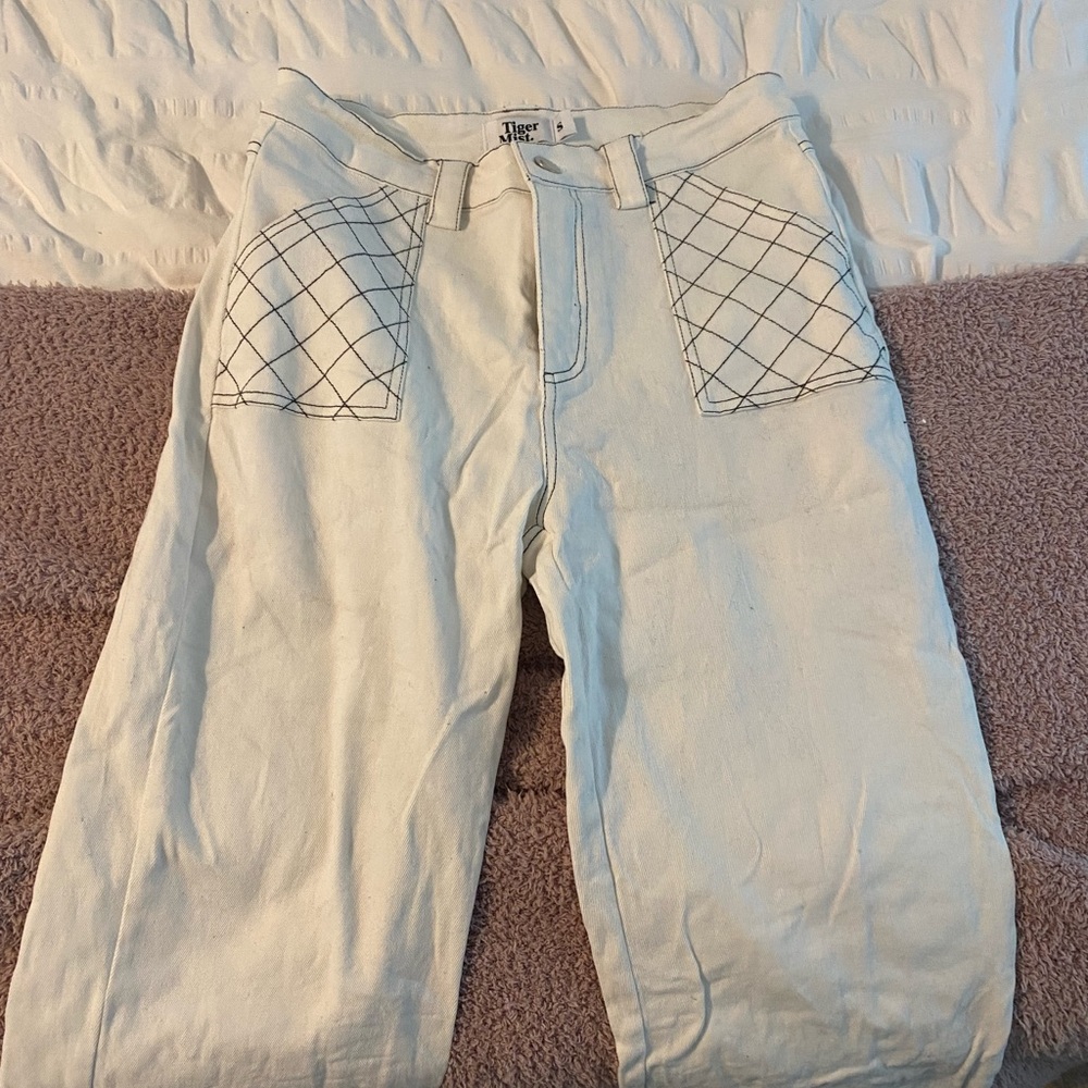Tiger Mist White Pants